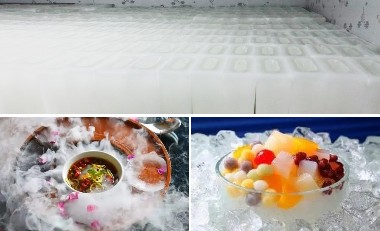 青海家邦制冰厂专业生产降温冰块、食用冰块、干冰